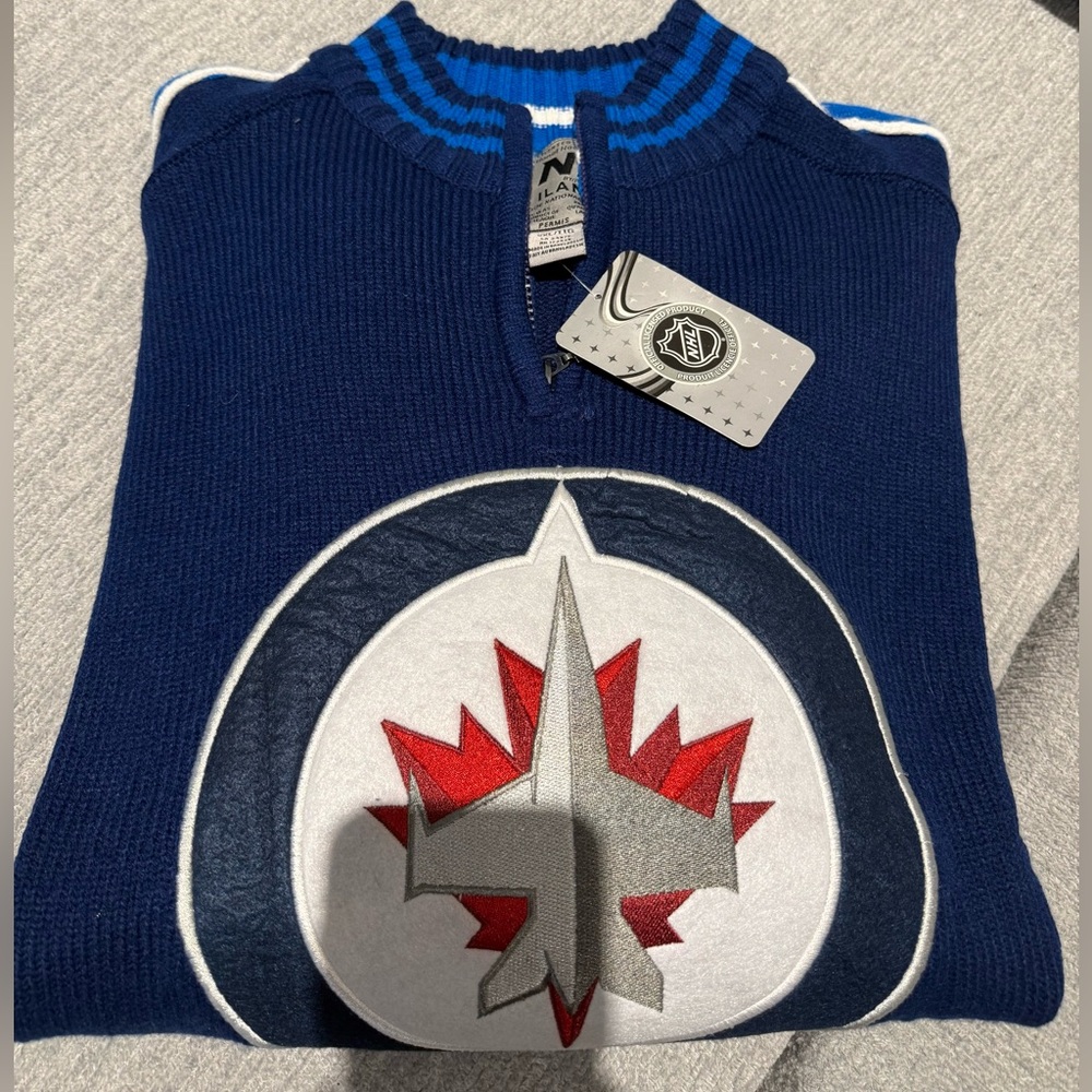 NHL Winnipeg Jets Brand New Knitted Sweater $100 OBO Size XXL